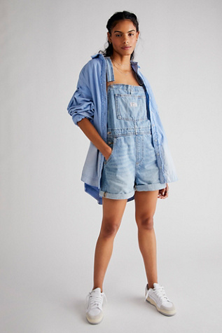 levi's vintage denim shortalls