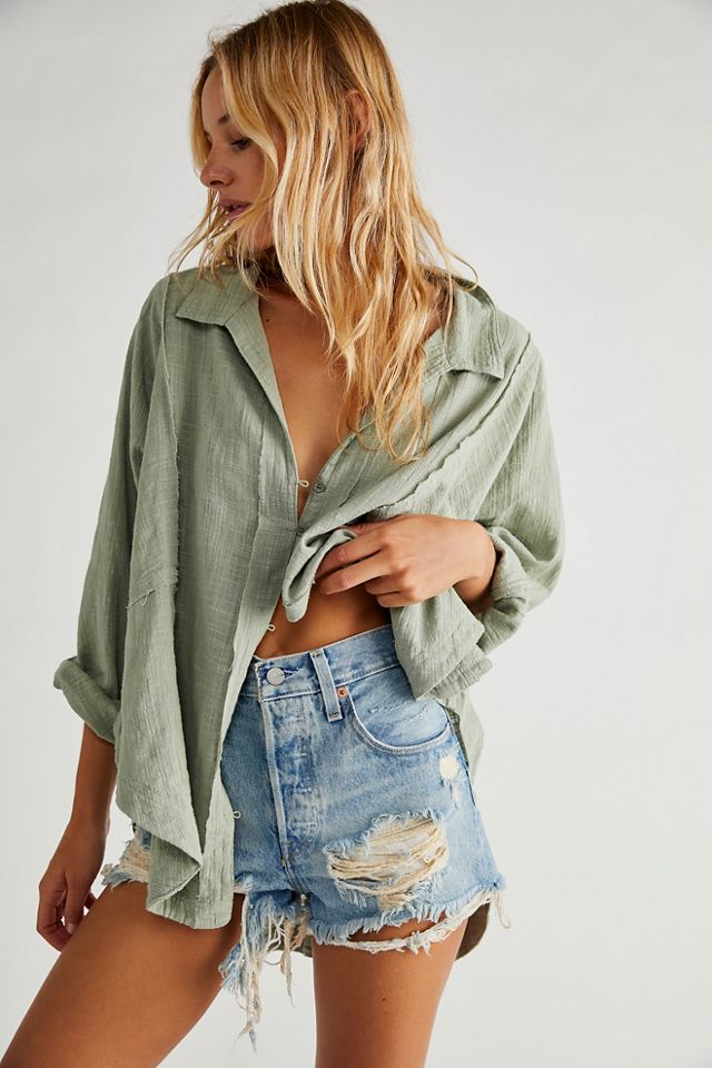 Levi's 501 High-Rise Denim Shorts | Free People