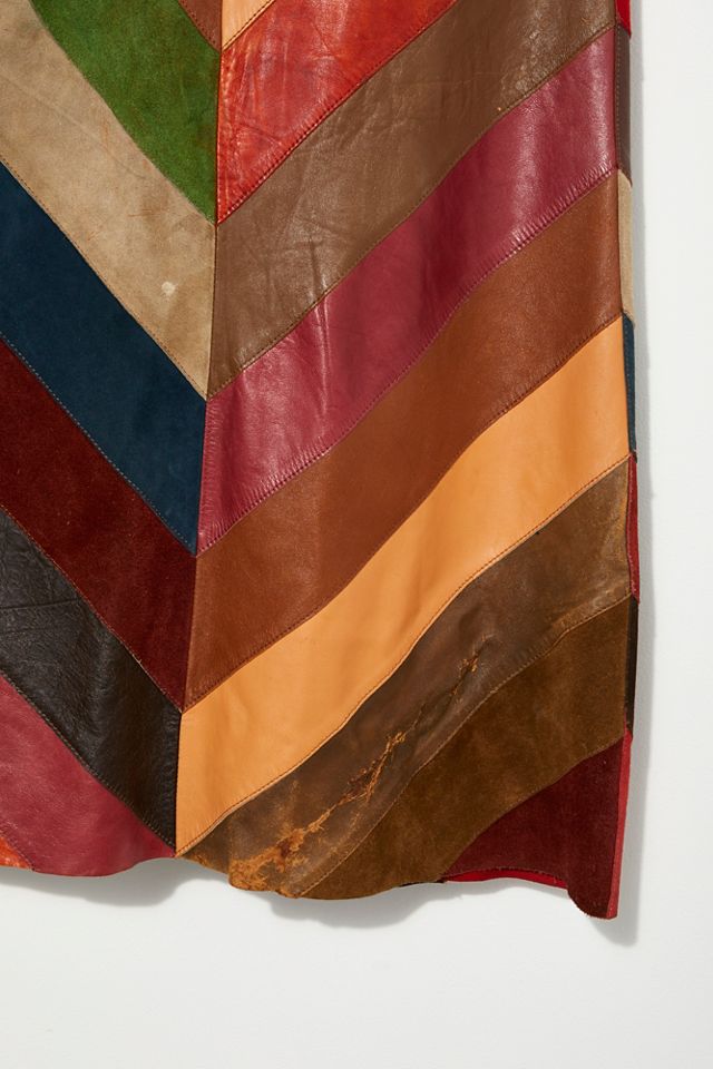 Vintage 1970s Patchwork Suede Set #4