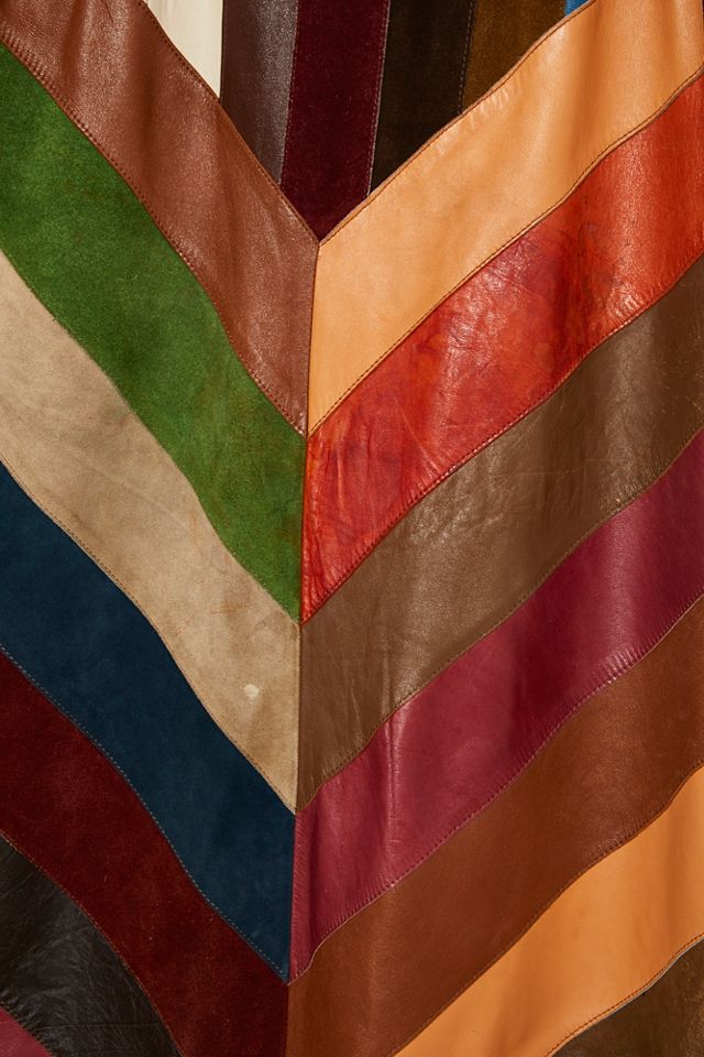 Vintage 1970s Patchwork Suede Set #5