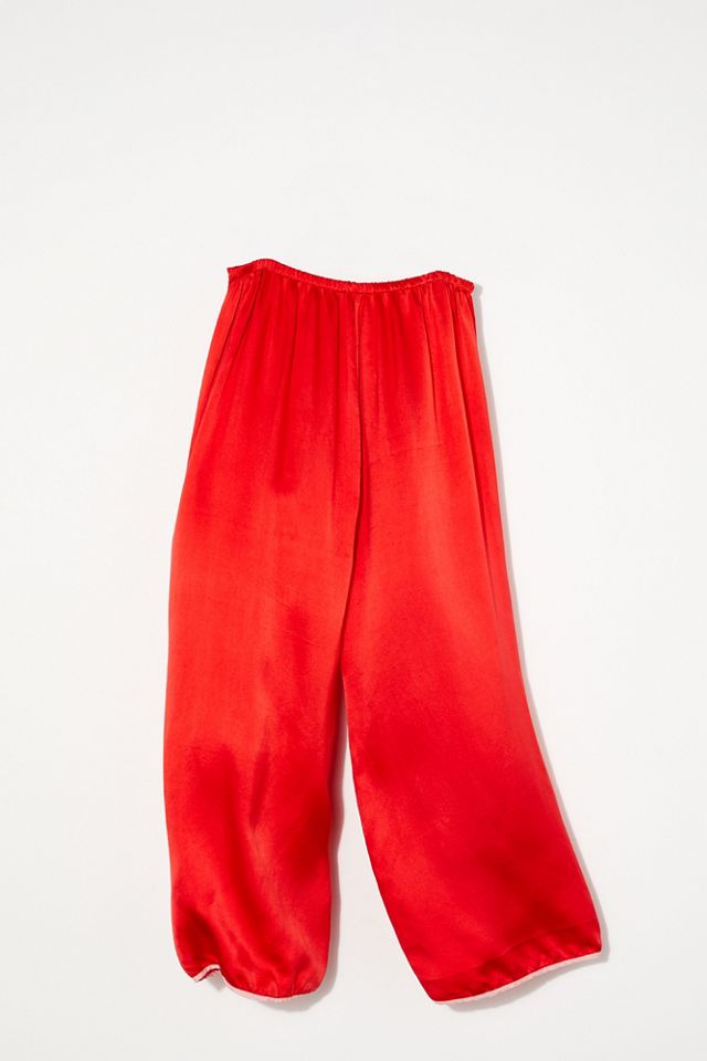 Vintage 1960s Silk Pajama Pants #3