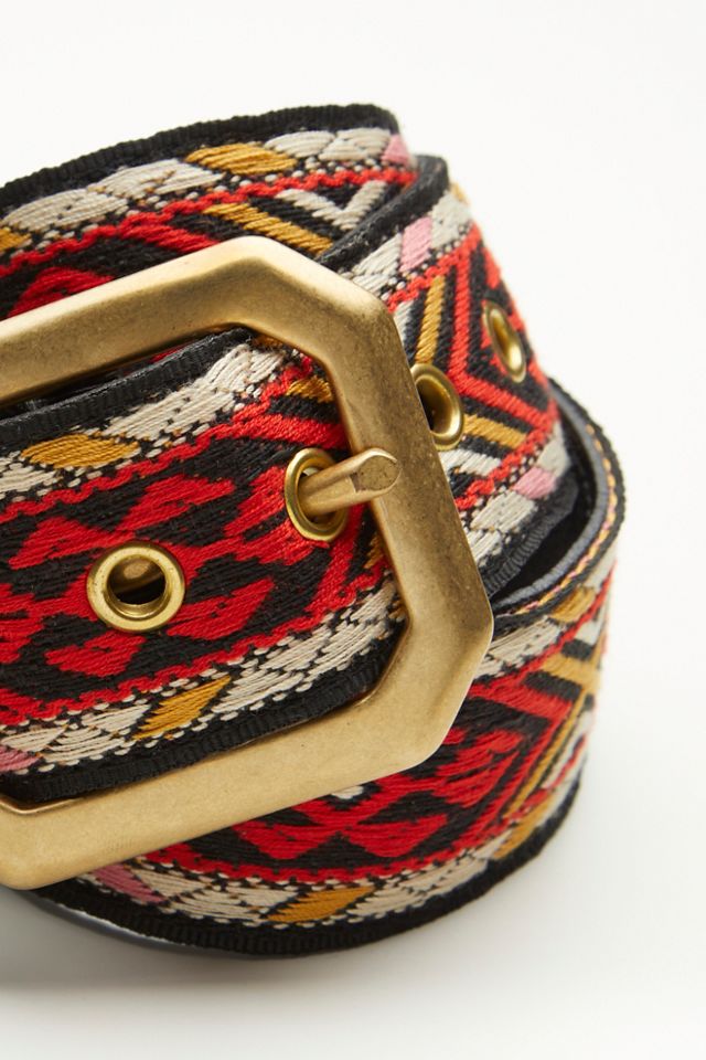 Wild Horizon Embroidered Belt #3