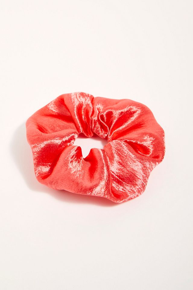 Shimmer Satin Scrunchie #1