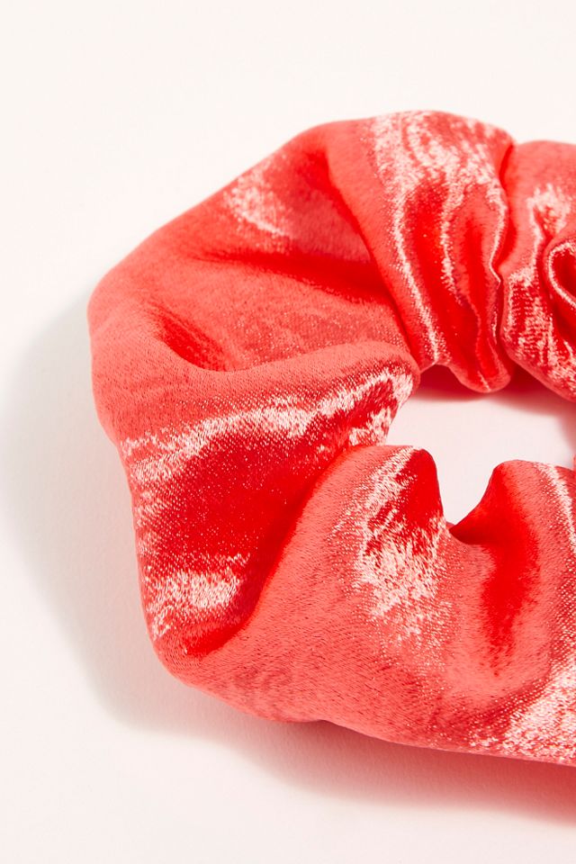 Shimmer Satin Scrunchie #2