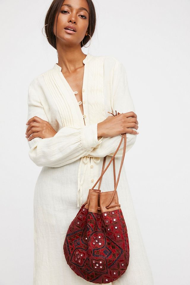 Majorca Embroidered Pouch #1