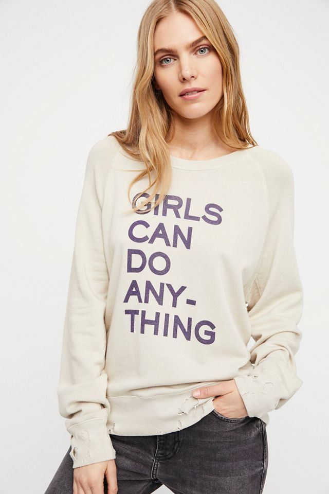 Girls Can Do Anything Pullover | Free People