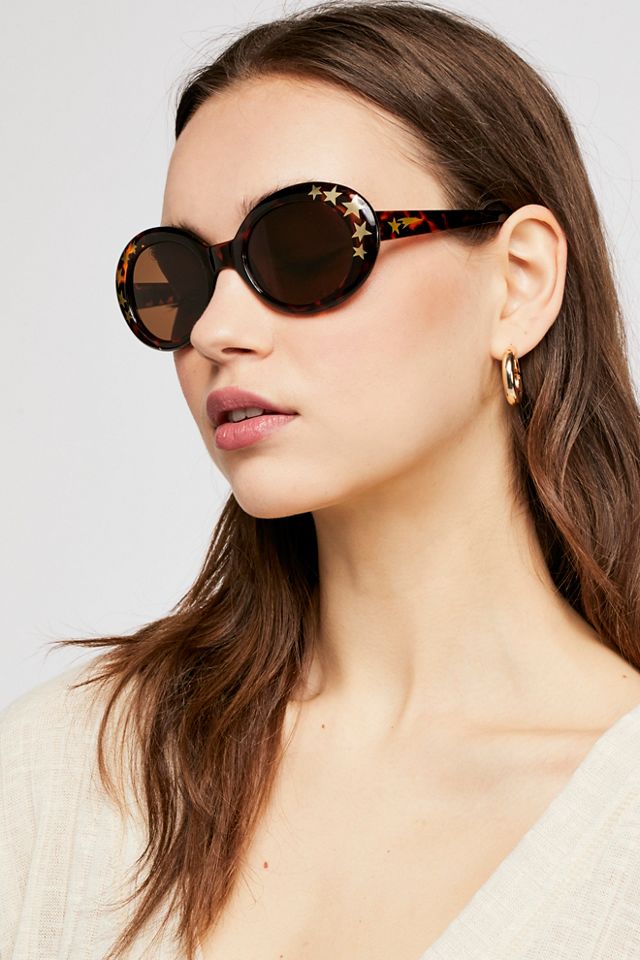 Outta Sight Star Print Sunglasses