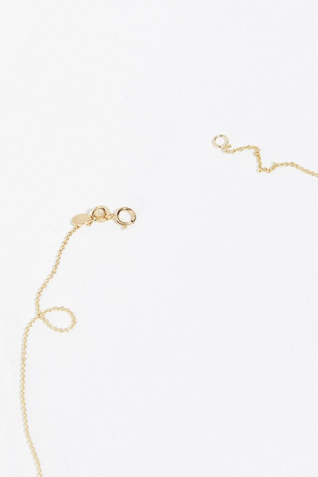 Collier plaqué or avec diamant #2