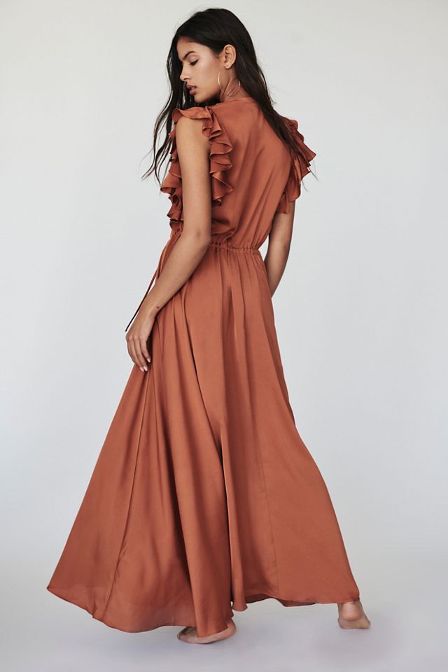 Solar Ruffle Midi Dress #2