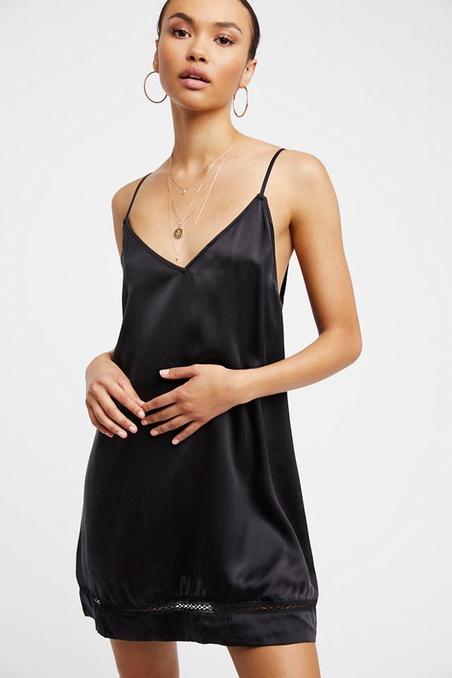Short Silk Slip #1