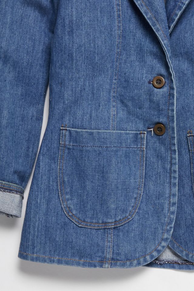 Vintage 1970s Denim Blazer #2