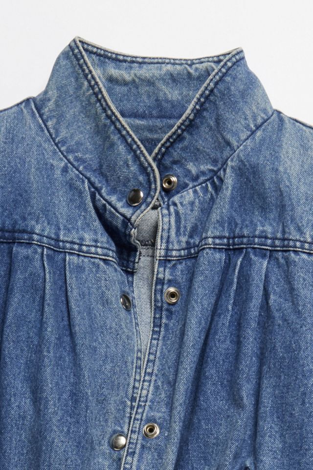 Vintage 1980s Denim Bomber #1
