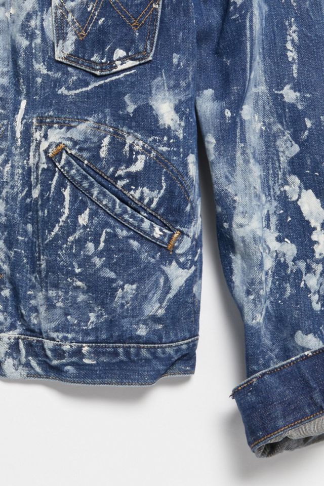 Pigment Dying Retro Denim-Jacket 771