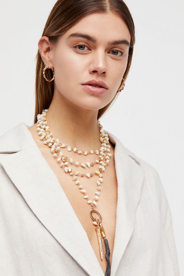 Free people sale layered necklace