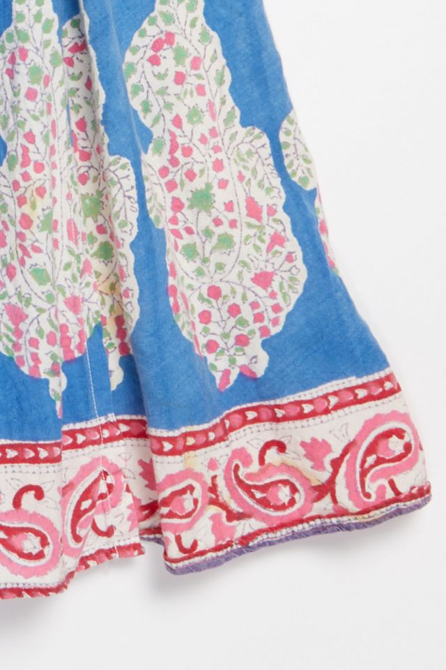 Vintage 1970s Paisley Wrap Skirt #2