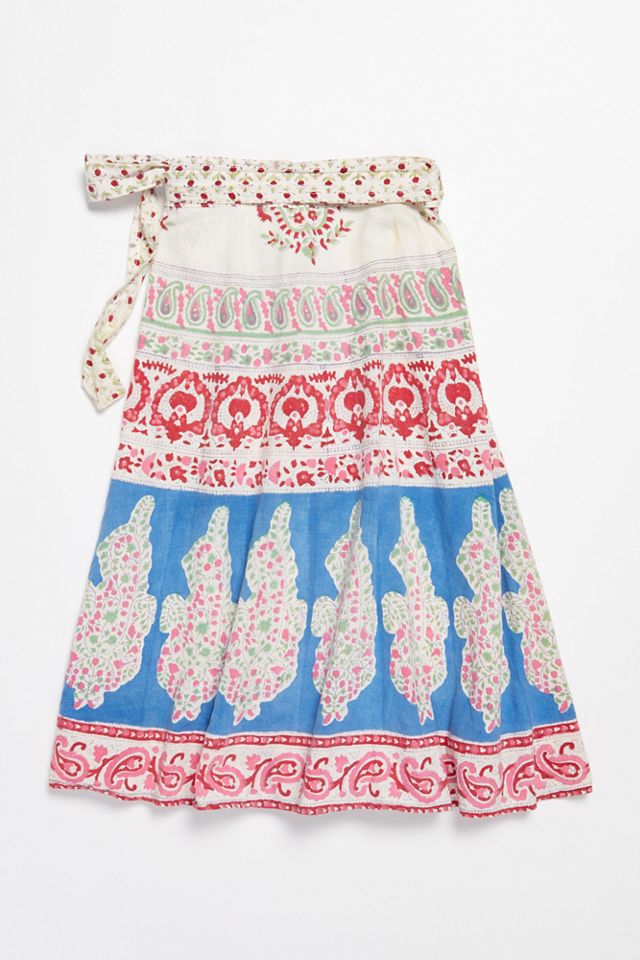 Vintage 1970s Paisley Wrap Skirt #3