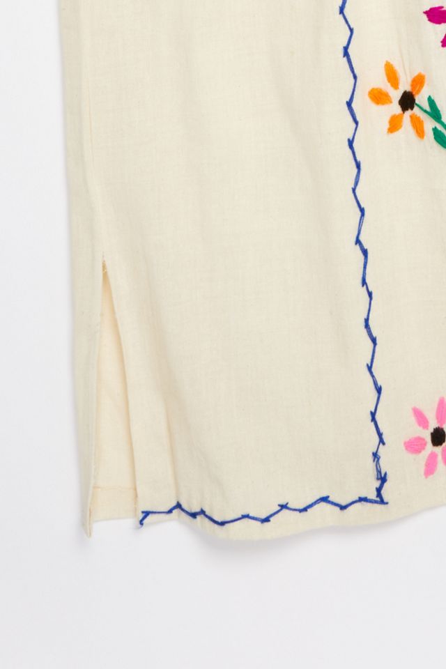 Vintage 1970s Hand Embroidered Dress #2