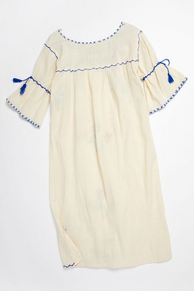 Vintage 1970s Hand Embroidered Dress #3