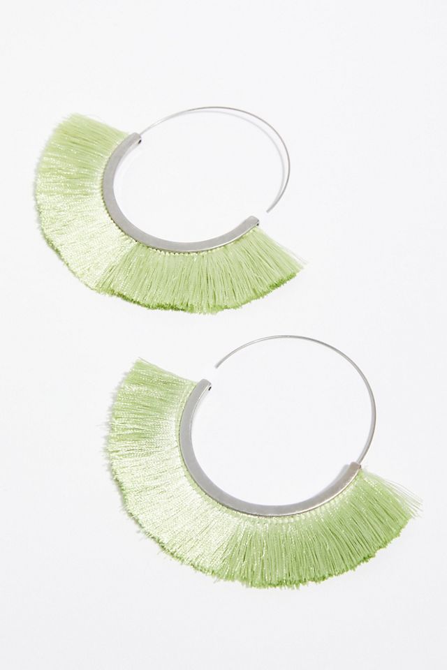 Flamenco Tassel Hoop Earrings #1