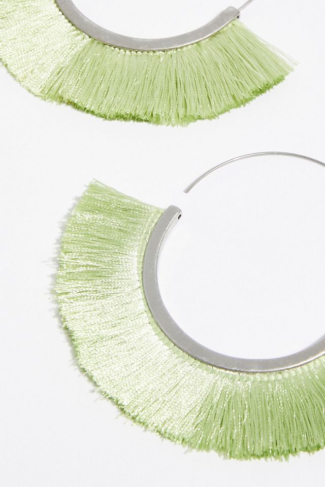 Flamenco Tassel Hoop Earrings #2