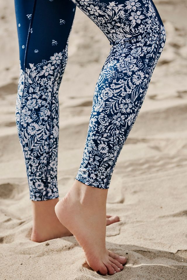 High-Rise Ankle Length Sunny Bandana Leggings