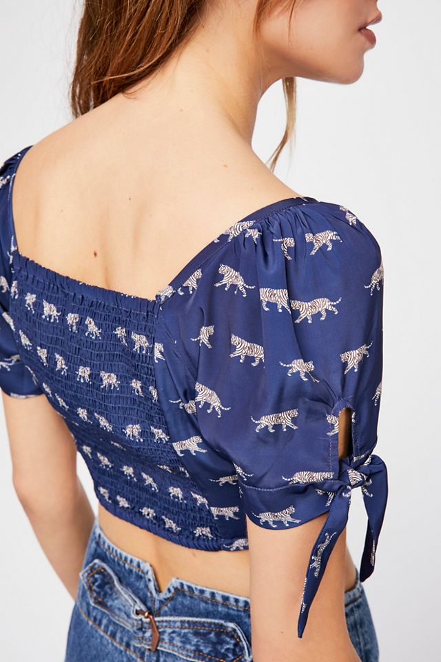Elkin Tiger Crop Top #1