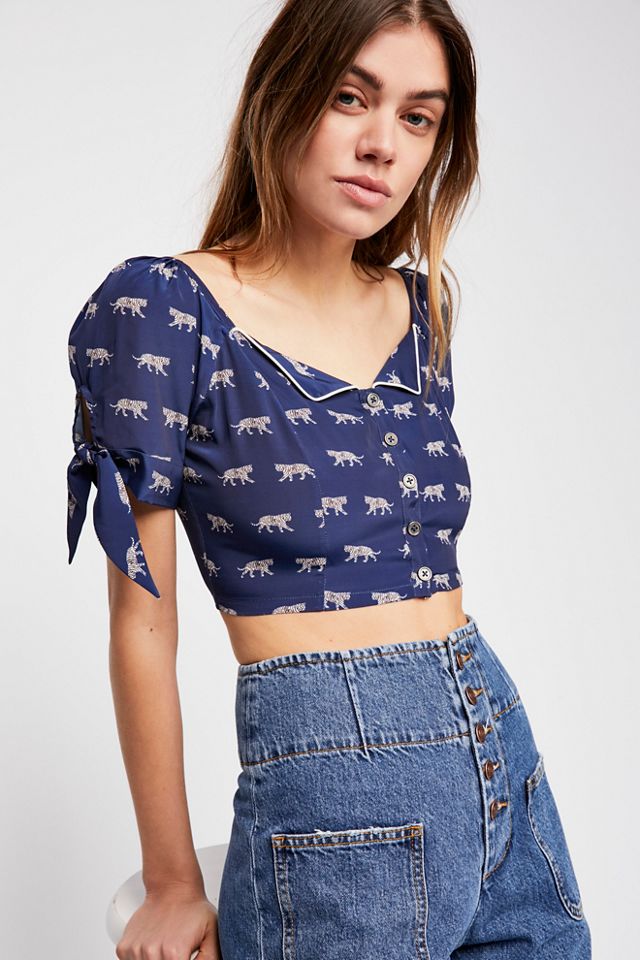 Elkin Tiger Crop Top #2