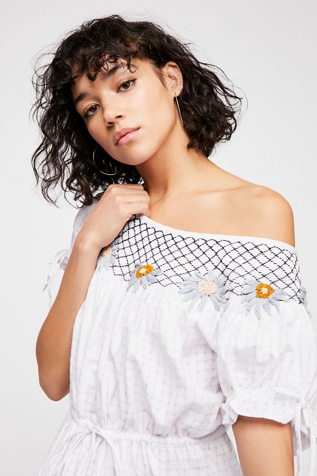 Daisy Smock Collar Maxi Dress #2