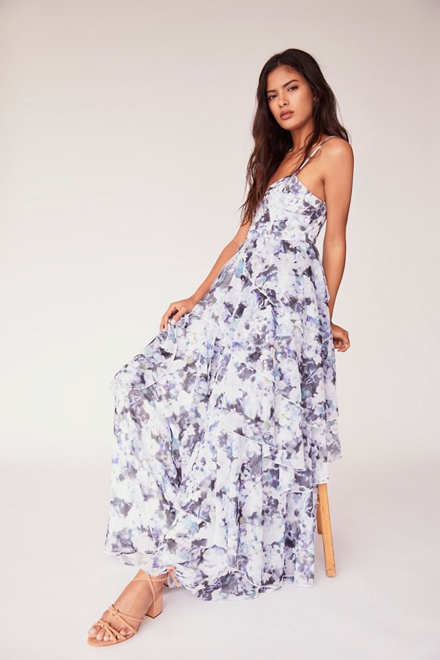 Fame and partners floral best sale maxi dress