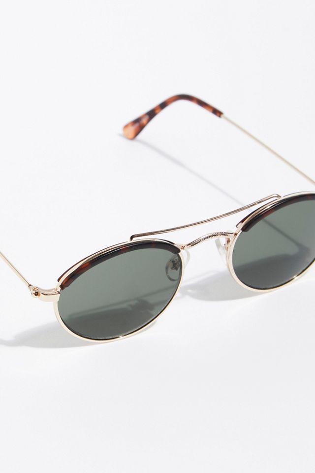 Drew Oval Aviator Sunglasses #2