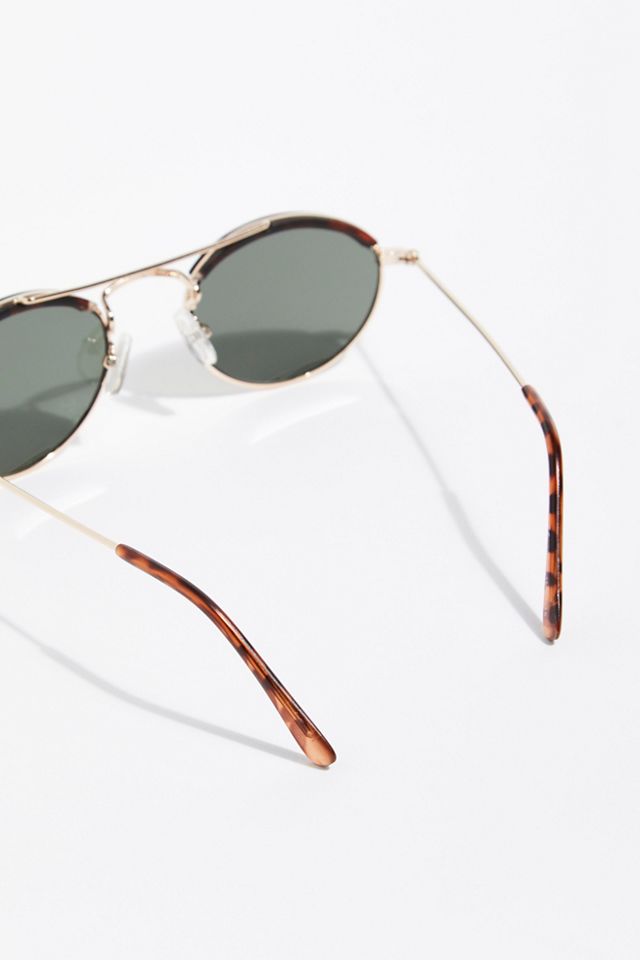 Drew Oval Aviator Sunglasses #3