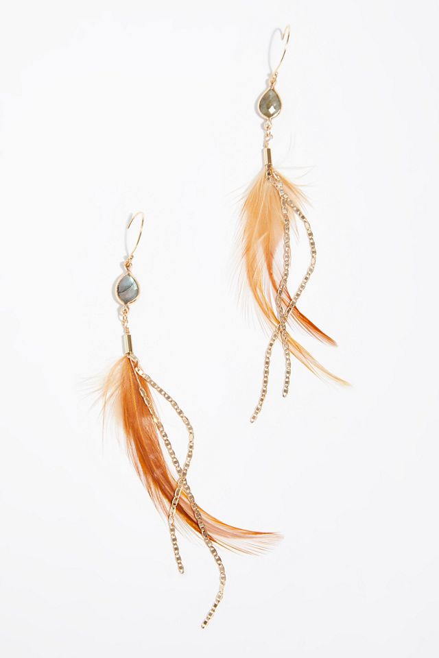 Lone Feather Earring #1