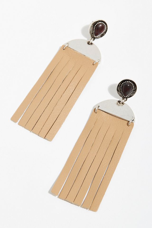 Western Leather Earrings #1