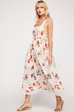 free people white floral dress