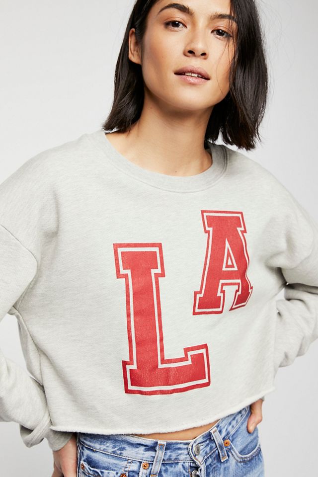 Cropped Graphic Sweatshirt #1