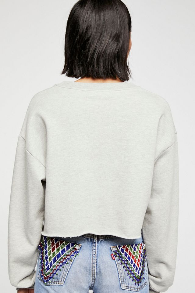 Cropped Graphic Sweatshirt #2