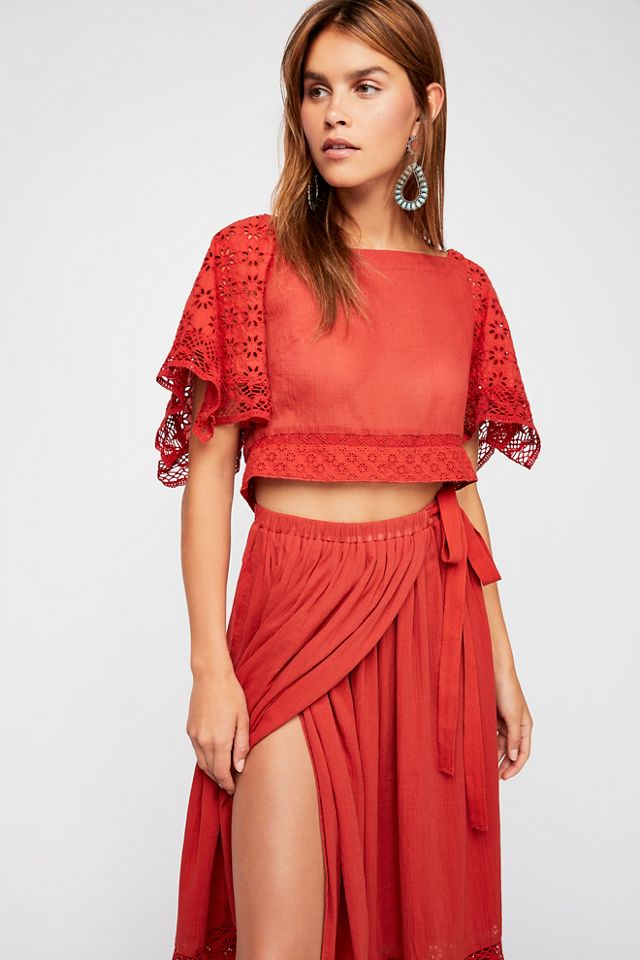 Free people shop skirt set