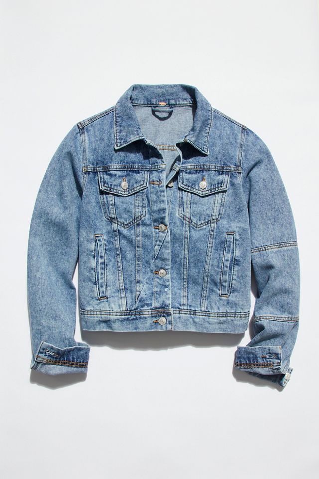 Free people denim trucker on sale jacket