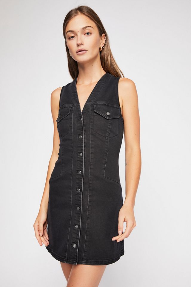 Wandering Star Denim Mini Dress | Free People