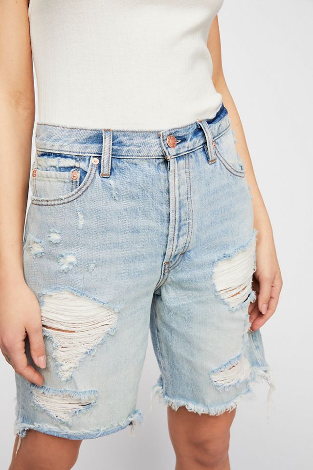 Heartbreaker Long Jean Shorts #2