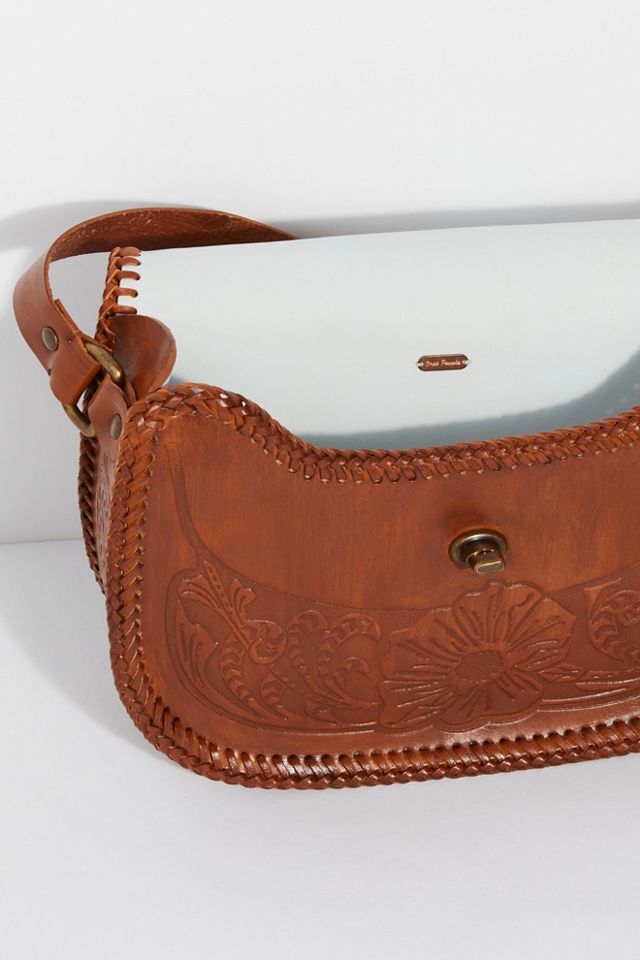 Tooled Leather Crossbody #5