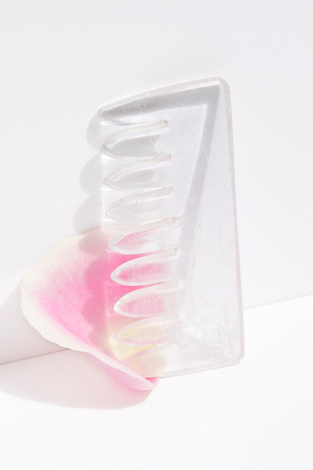 Clear Quartz Crystal Comb