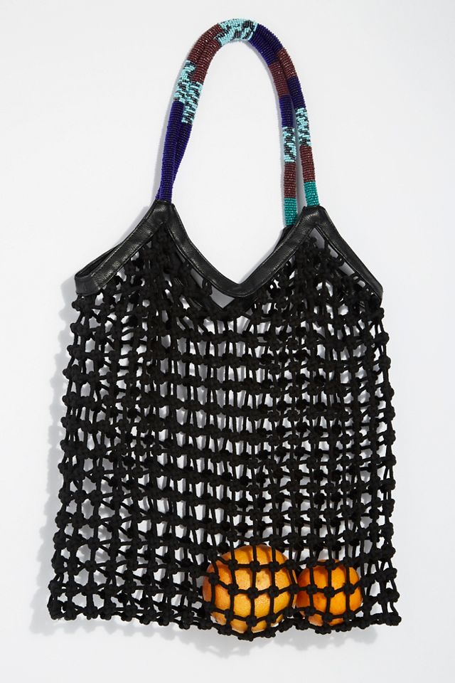 Beaded Net Bag #1