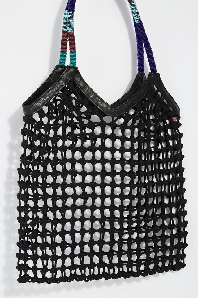 Beaded Net Bag #3