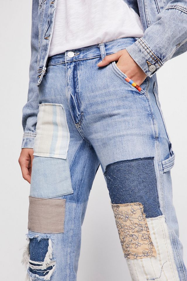 Mellow Patched Boyfriend Jeans #2