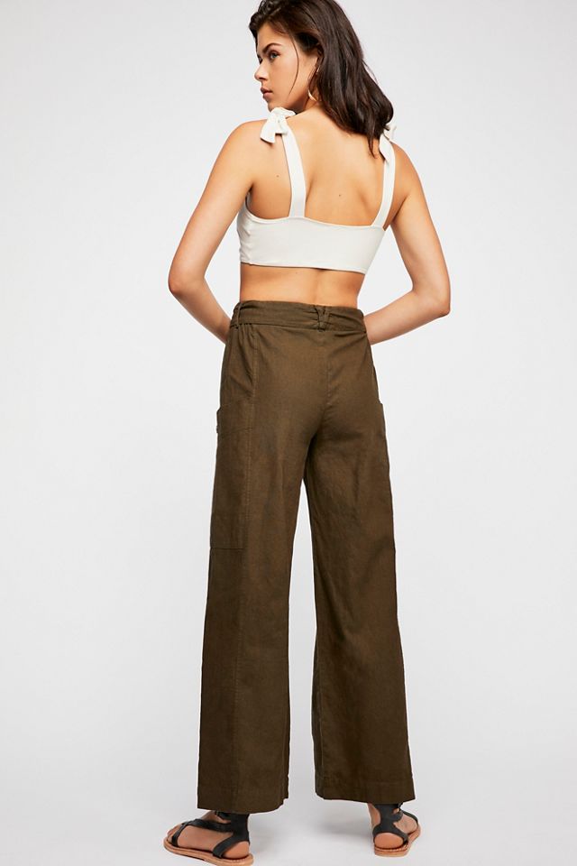 Bluebell Belted Wide-Leg Pants #1