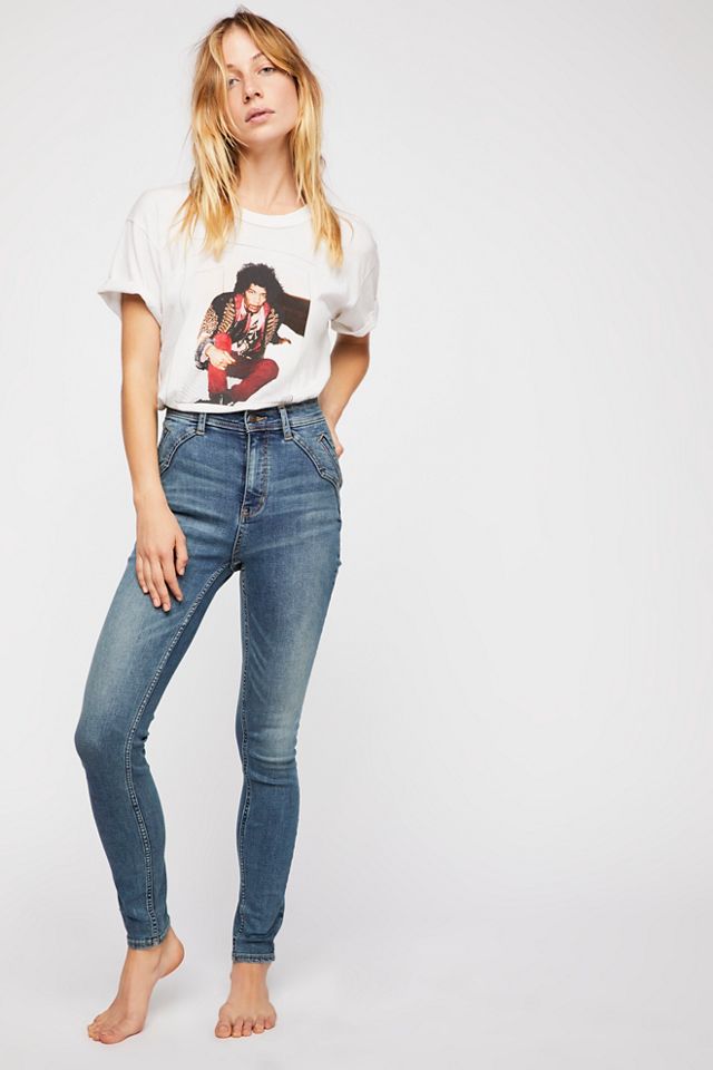 Georgia High-Rise Skinny Jeans | Free People UK