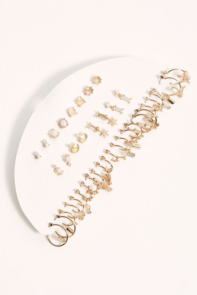 Tinsy Hoop And Stud Earring Set #1