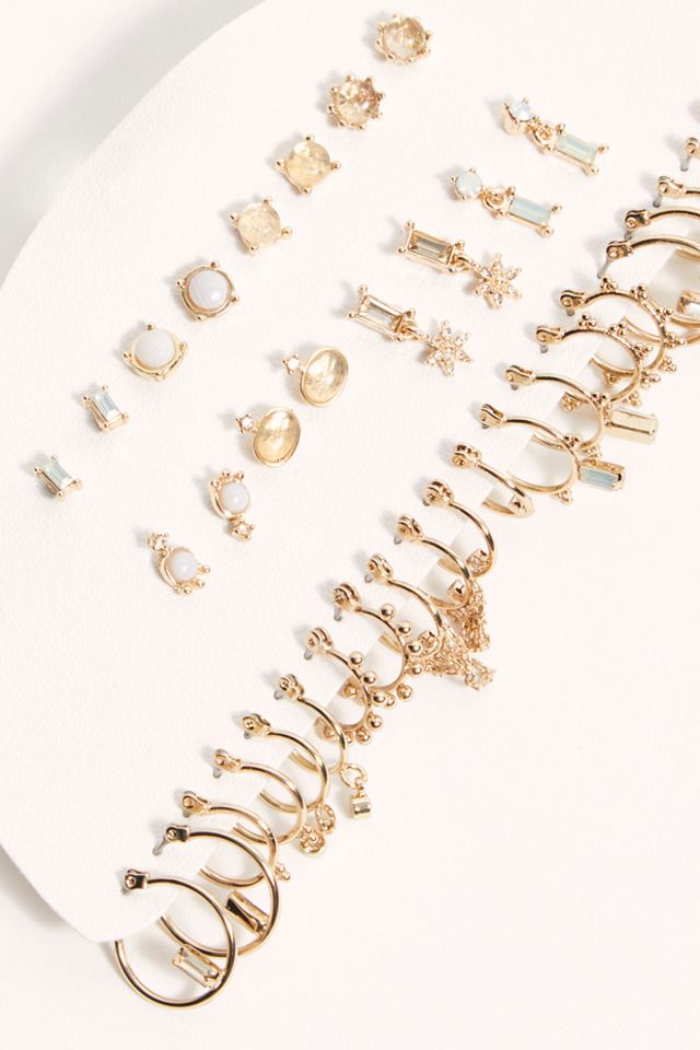 Tinsy Hoop And Stud Earring Set #2