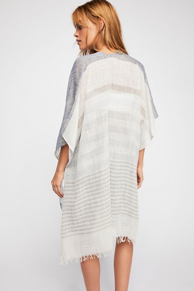 Take Flight Stripe Kimono #2